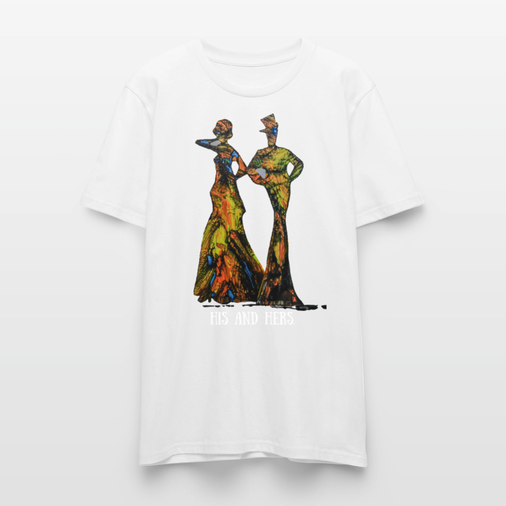Unisex T-Shirt Zylinder und Stella - Weiß