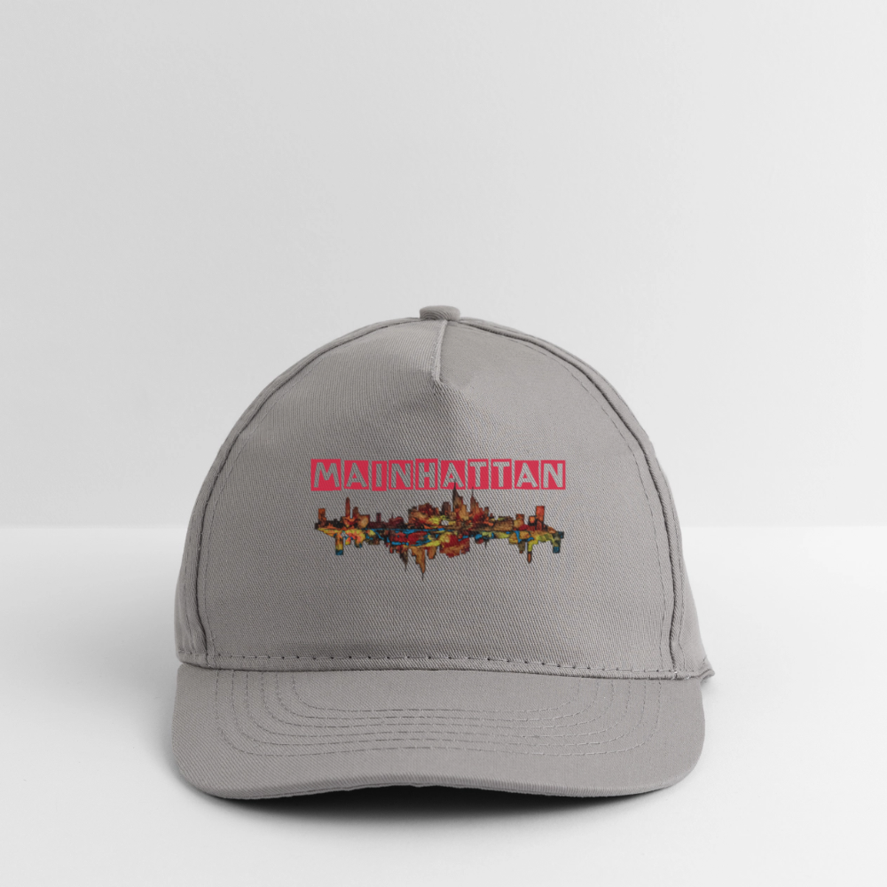 Bio-Baseballkappe - Hellgrau