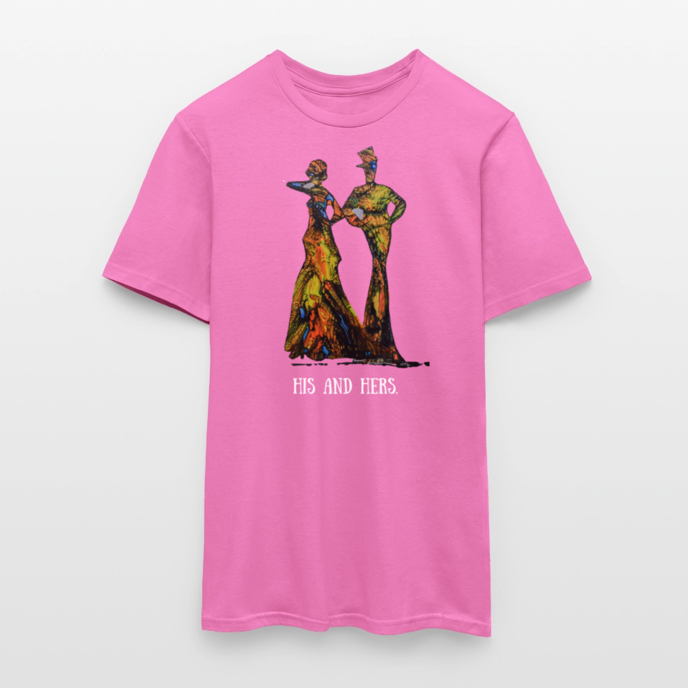 Männer T-Shirt Zylinder und Stella - Pink
