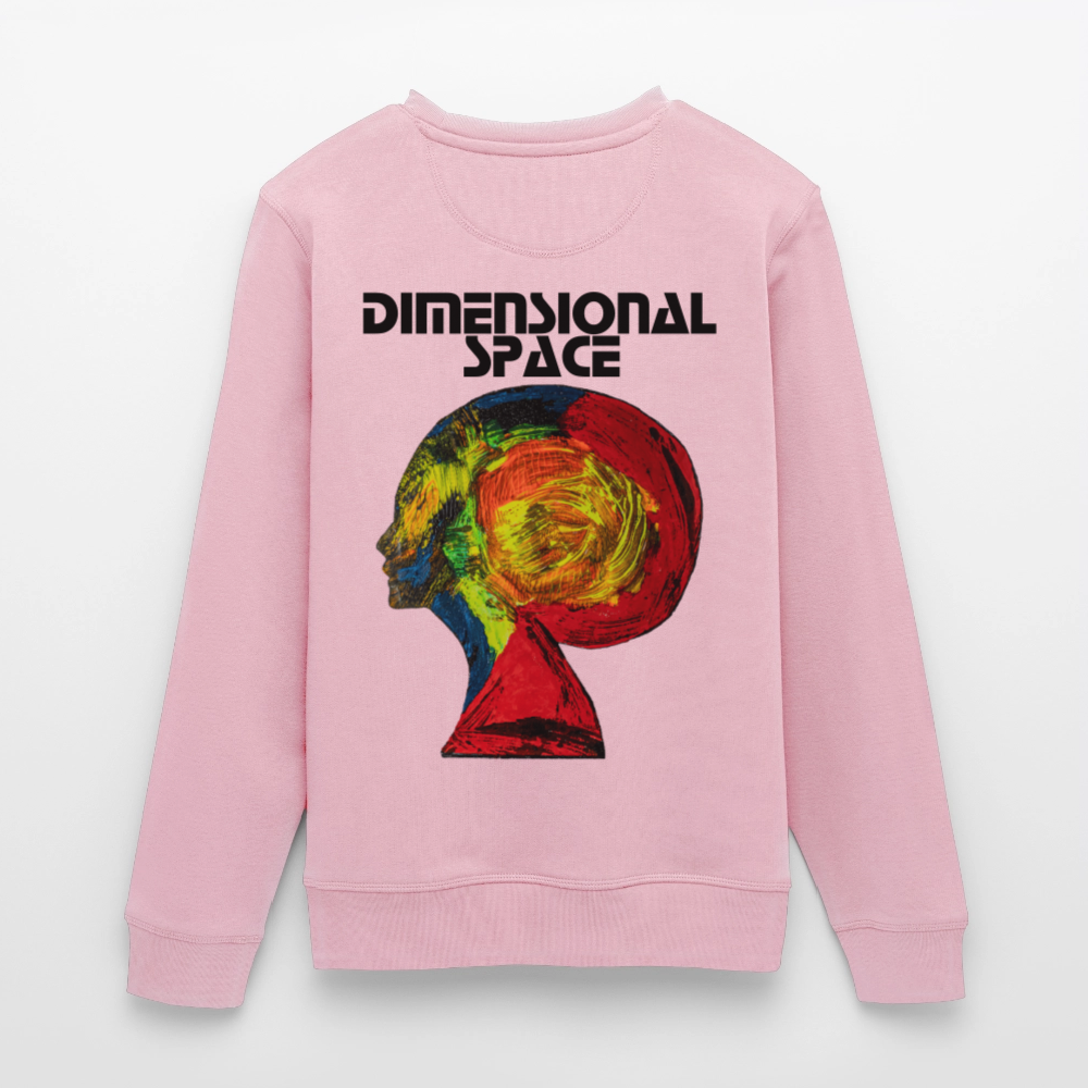 Unisex Bio Pulli Gaia Backprint - Hellrosa