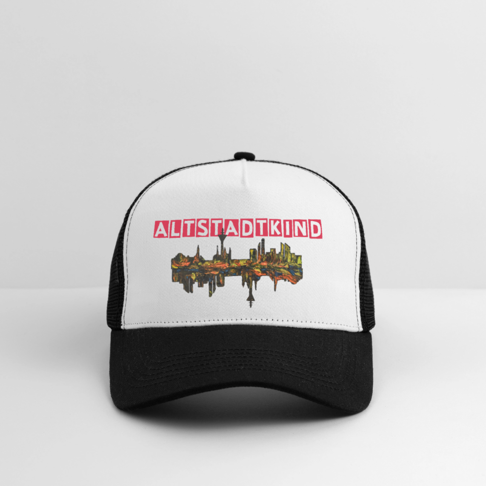 Trucker Cap - Weiß/Schwarz