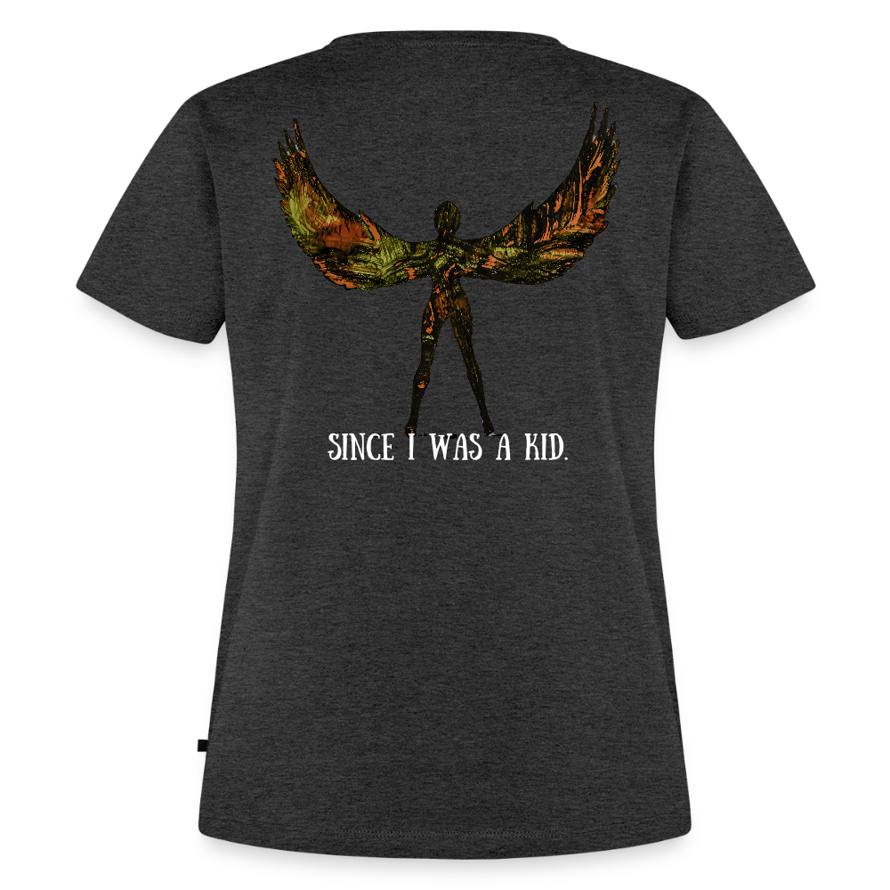 Frauen Premium T-Shirt Light - Anthrazit meliert