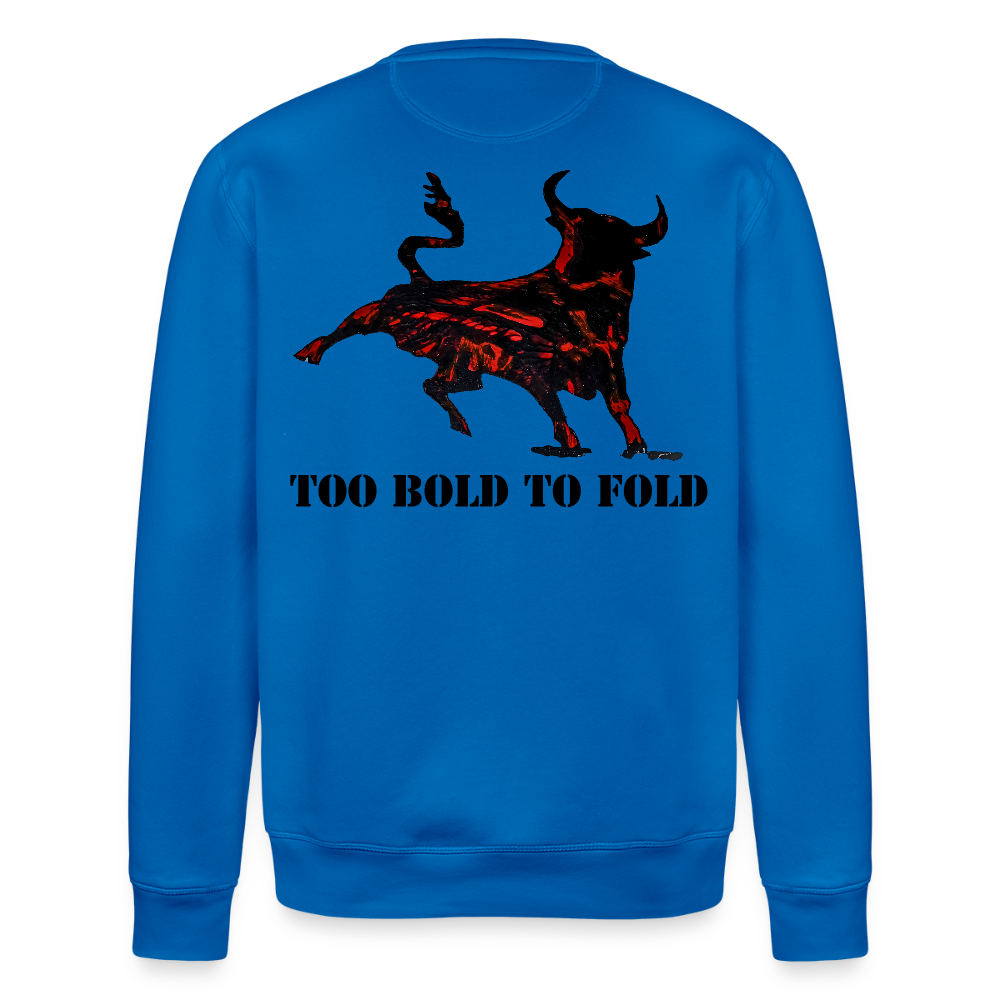 Unisex Bio Pulli Torro Backprint - Königsblau