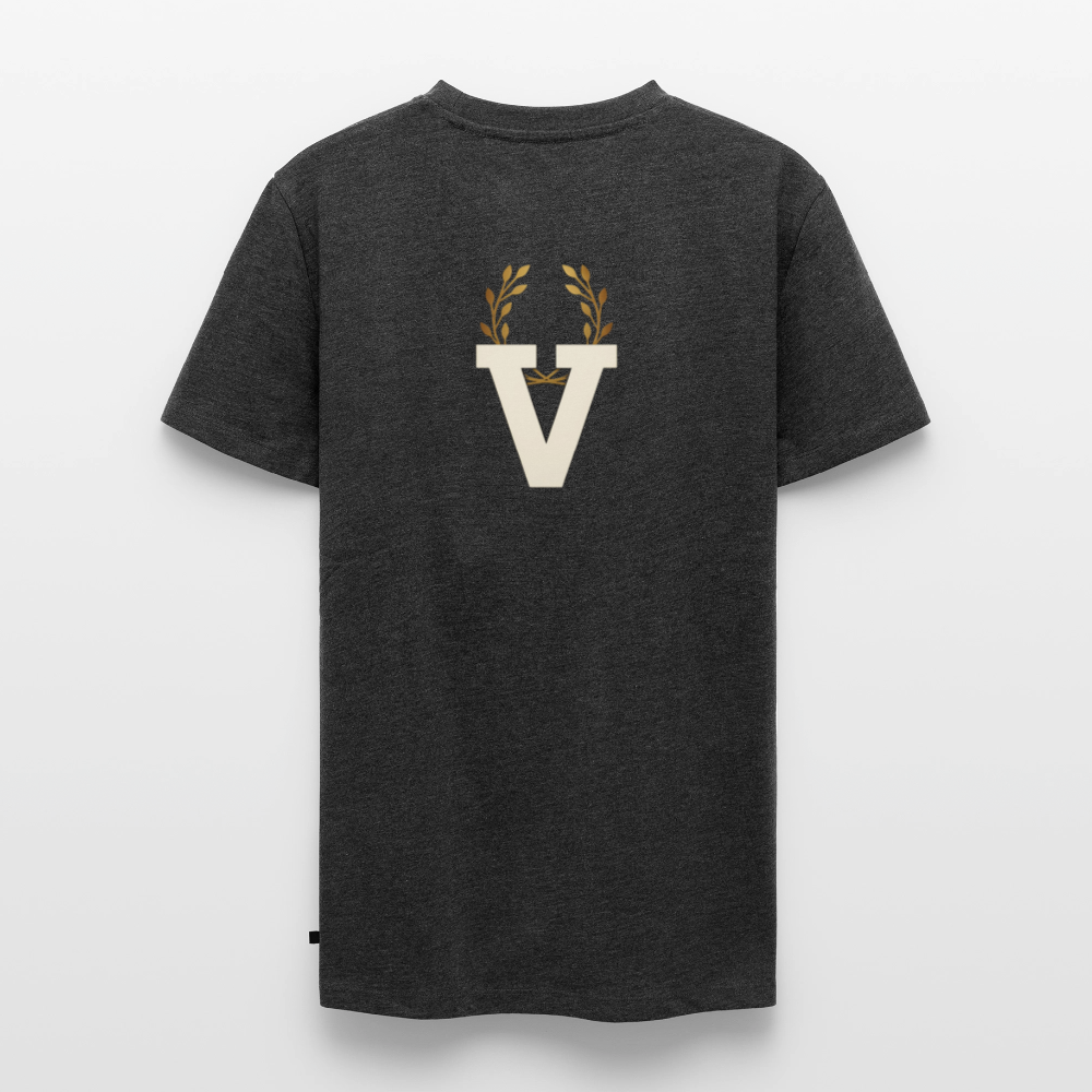 Männer Premium T-Shirt Zirkulation - Anthrazit meliert