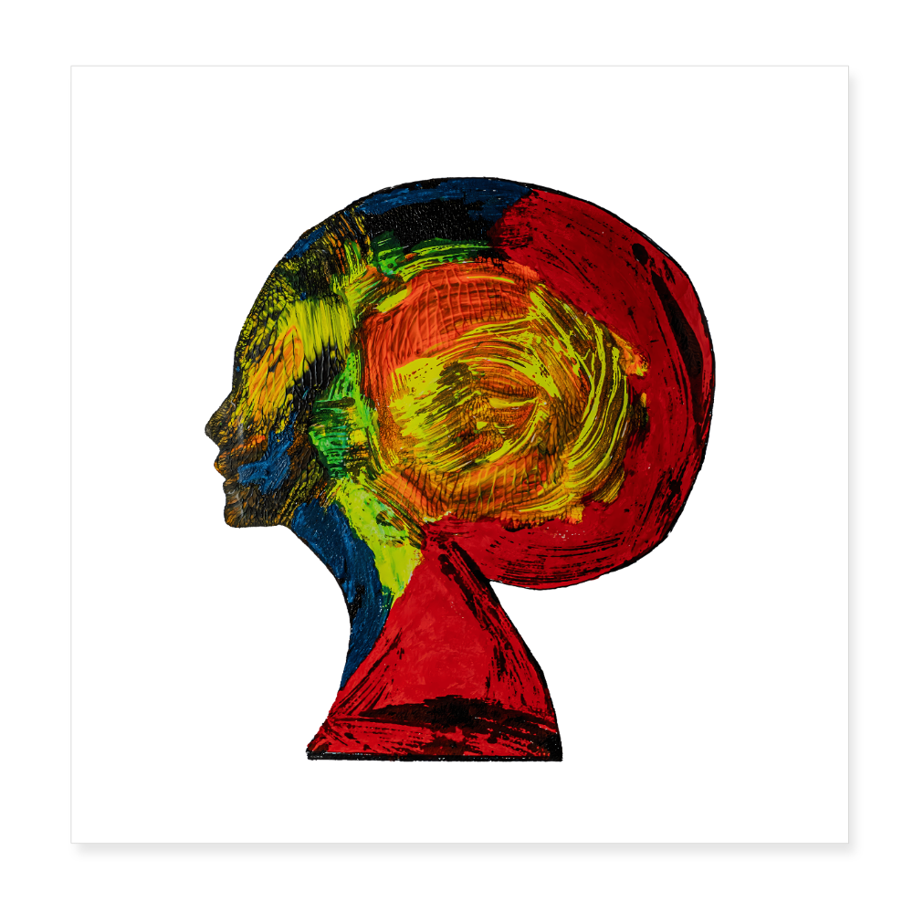 Poster 20x20 cm - Weiß