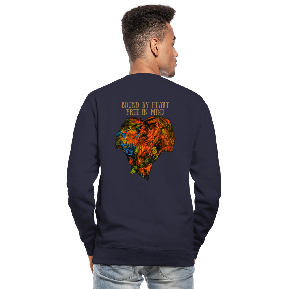 Männer Pulli Espejo Backprint - Navy