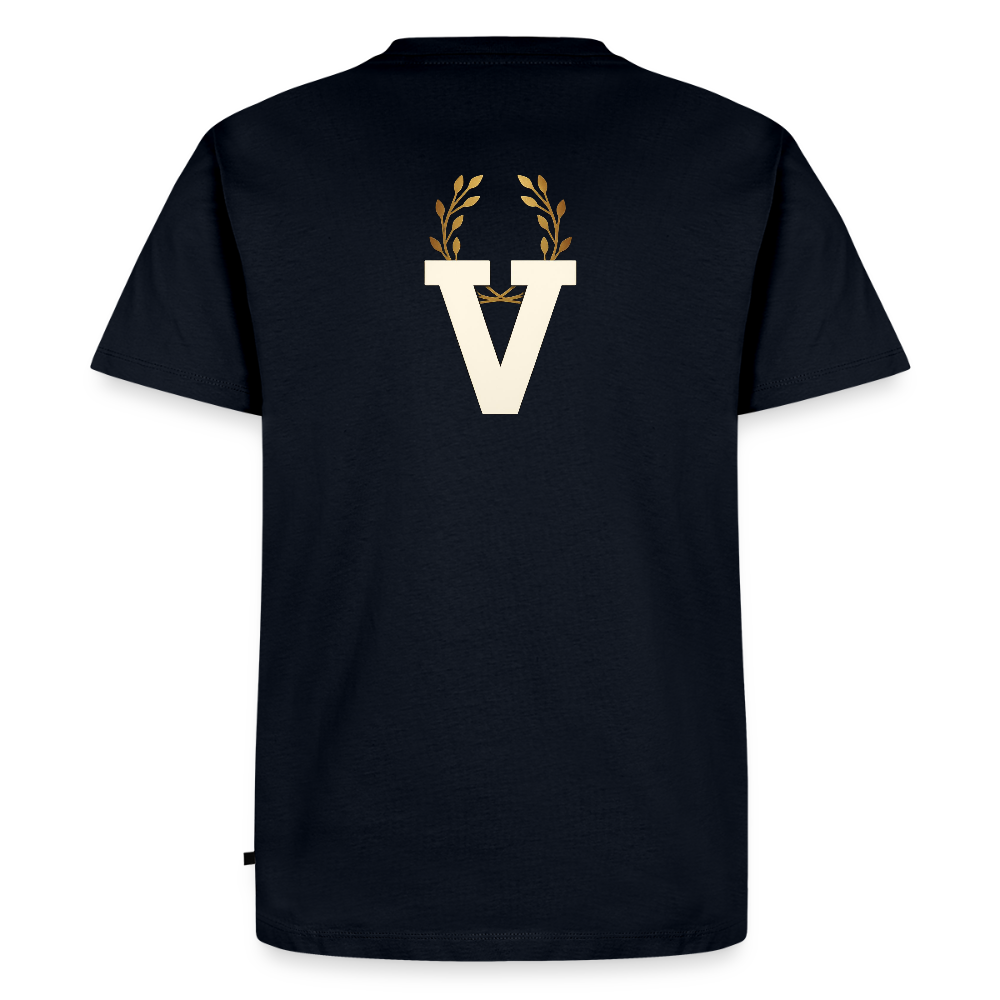 Männer Premium T-Shirt Düsseldorfer Skyline V.3 - Navy