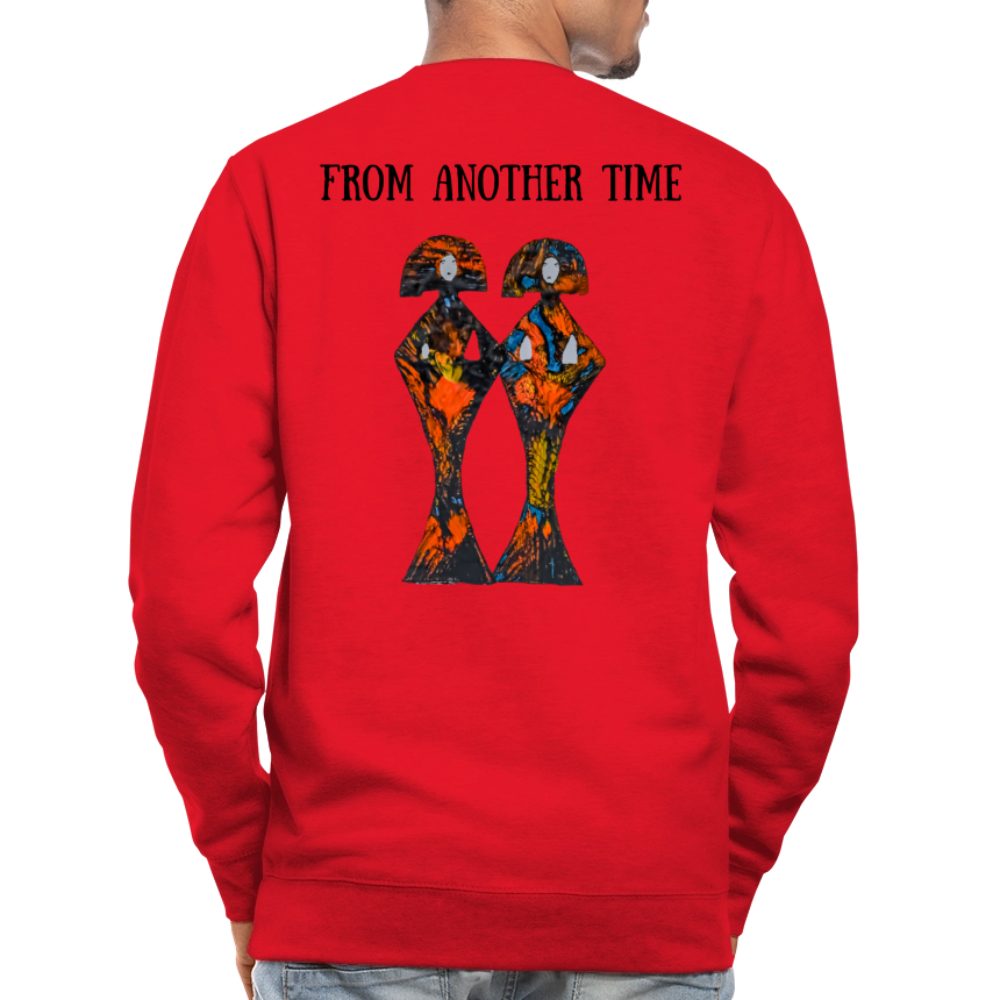 Unisex Pulli Geishas Backprint - Rot