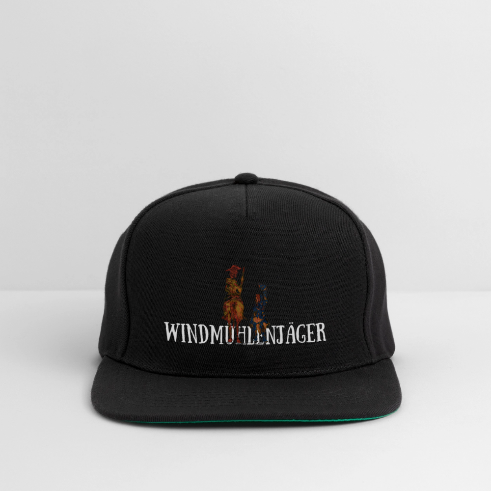 Snapback Cap - Schwarz/Schwarz