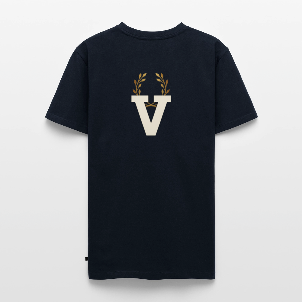 Männer Premium T-Shirt Düsseldorfer Skyline V.7 - Navy