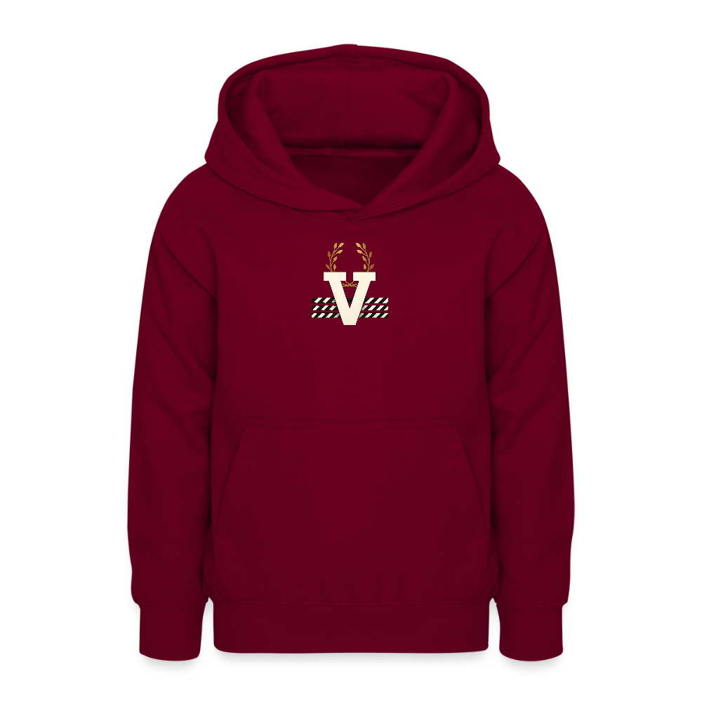 Teenger Hoodie Düsseldorfer Skyline Backprint - Bordeaux