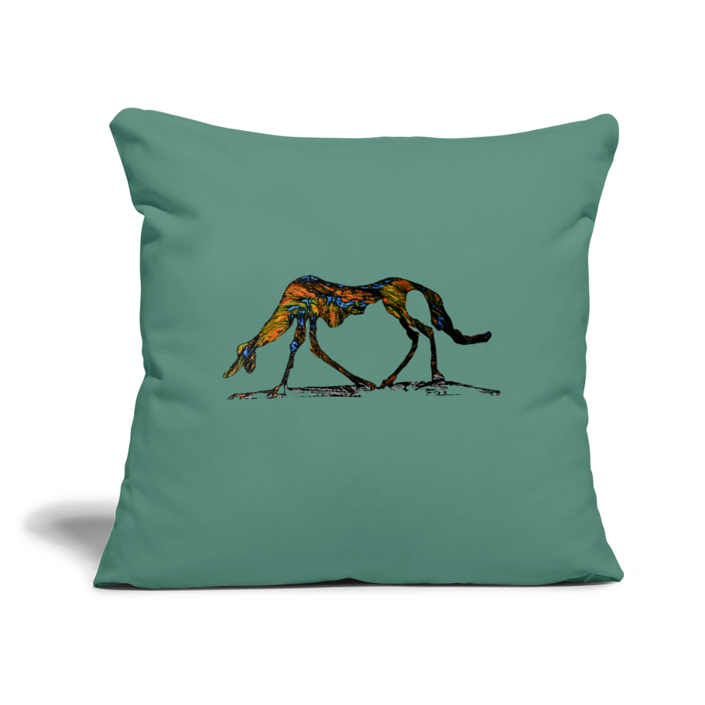 Sofakissen mit Füllung 44 x 44 cm - Tanngrün