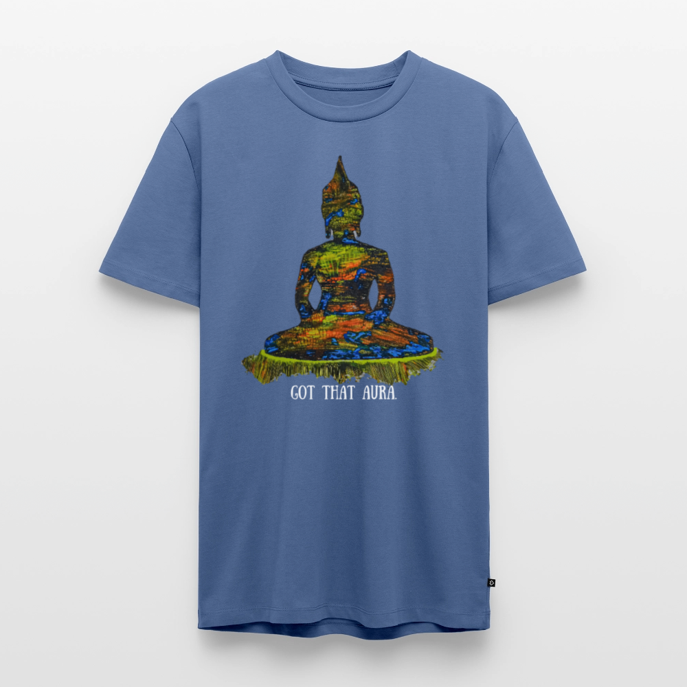 Männer Premium T-Shirt Zirkulation - Taubenblau