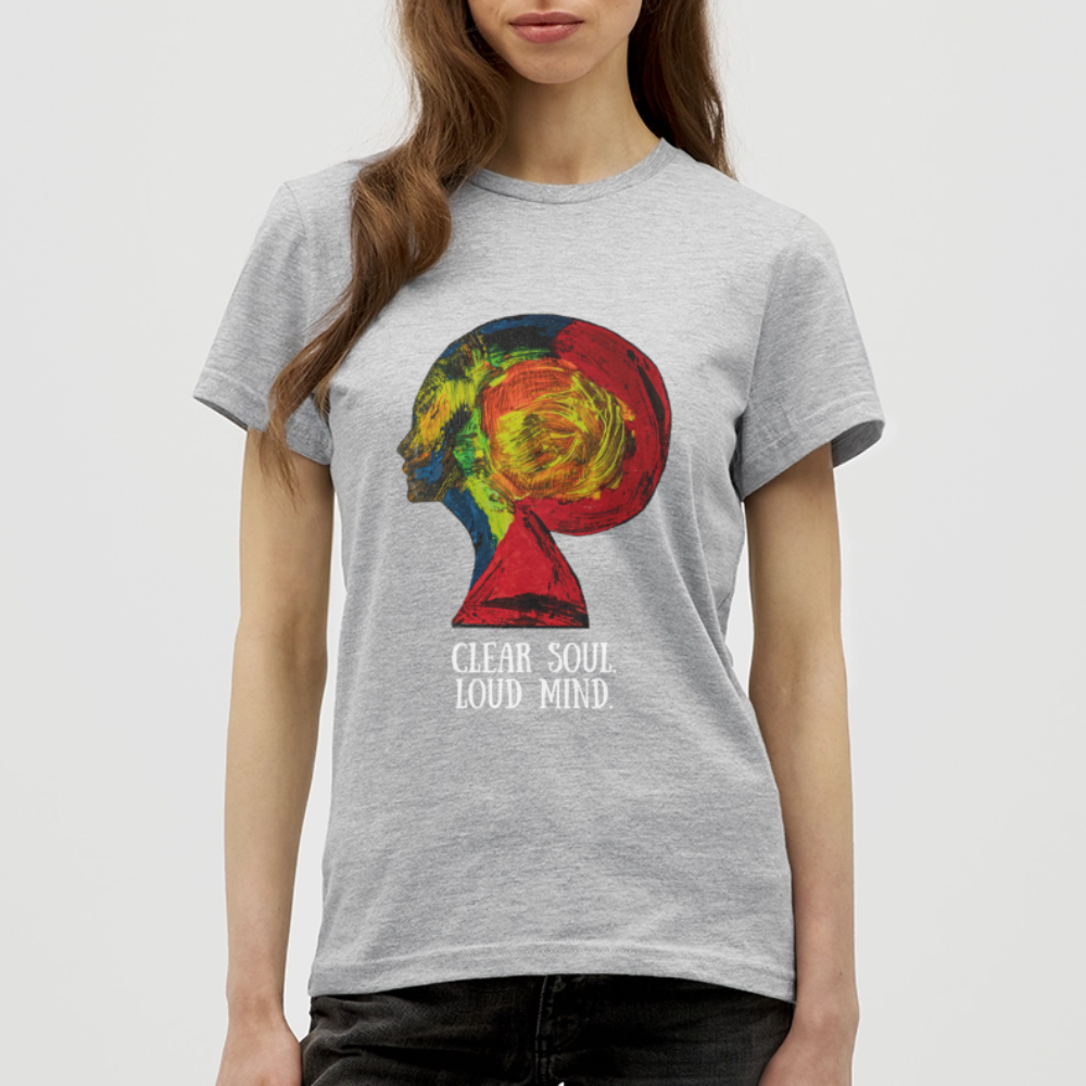 Frauen  T-Shirt Gaia - Grau meliert