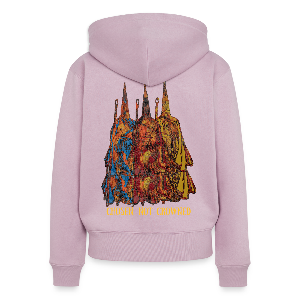 Frauen Kapuzenjacke Nazzarener Backprint - Altrosa