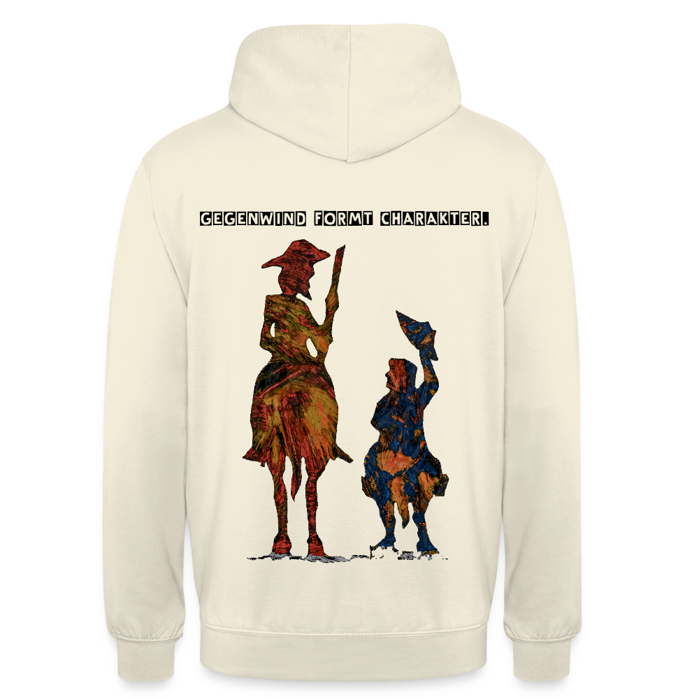 Unisex Hoodie Don Quixote Backprint - Vanille-Milchshake