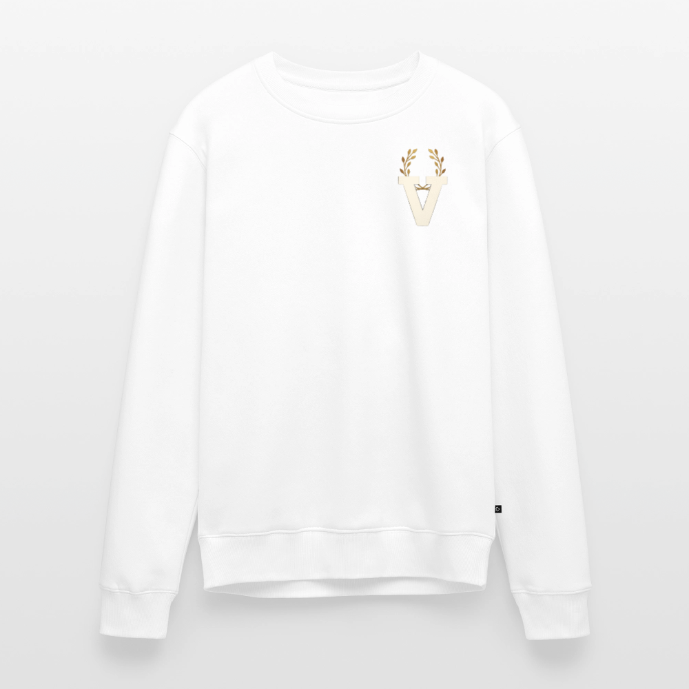 Männer Pulli Buddha Backprint - Weiß