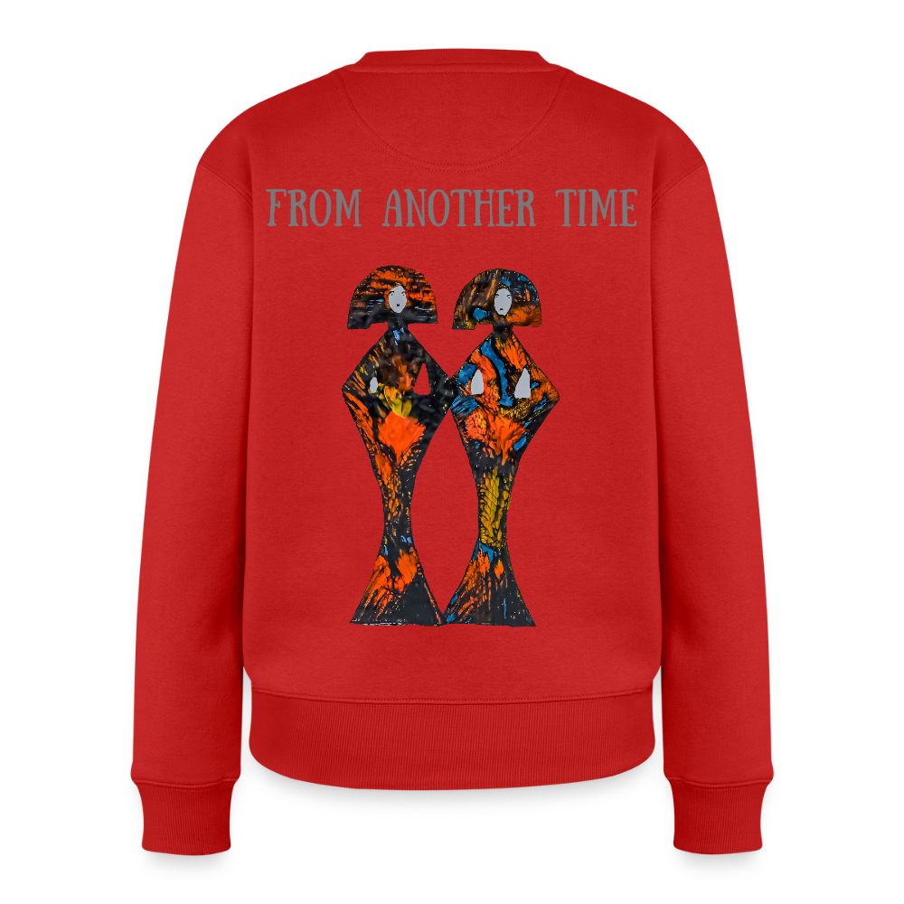 Frauen Pulli Geishas Backprint - Rot