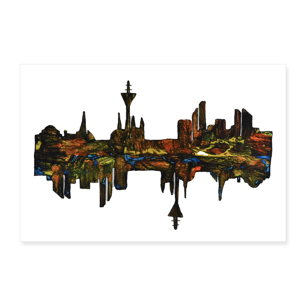 Poster 30x20 cm - Weiß