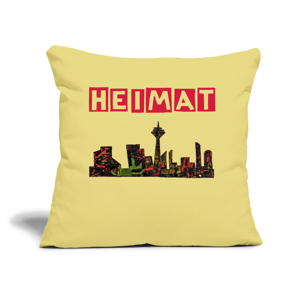 Sofakissenbezug 44 x 44 cm - Hellgelb