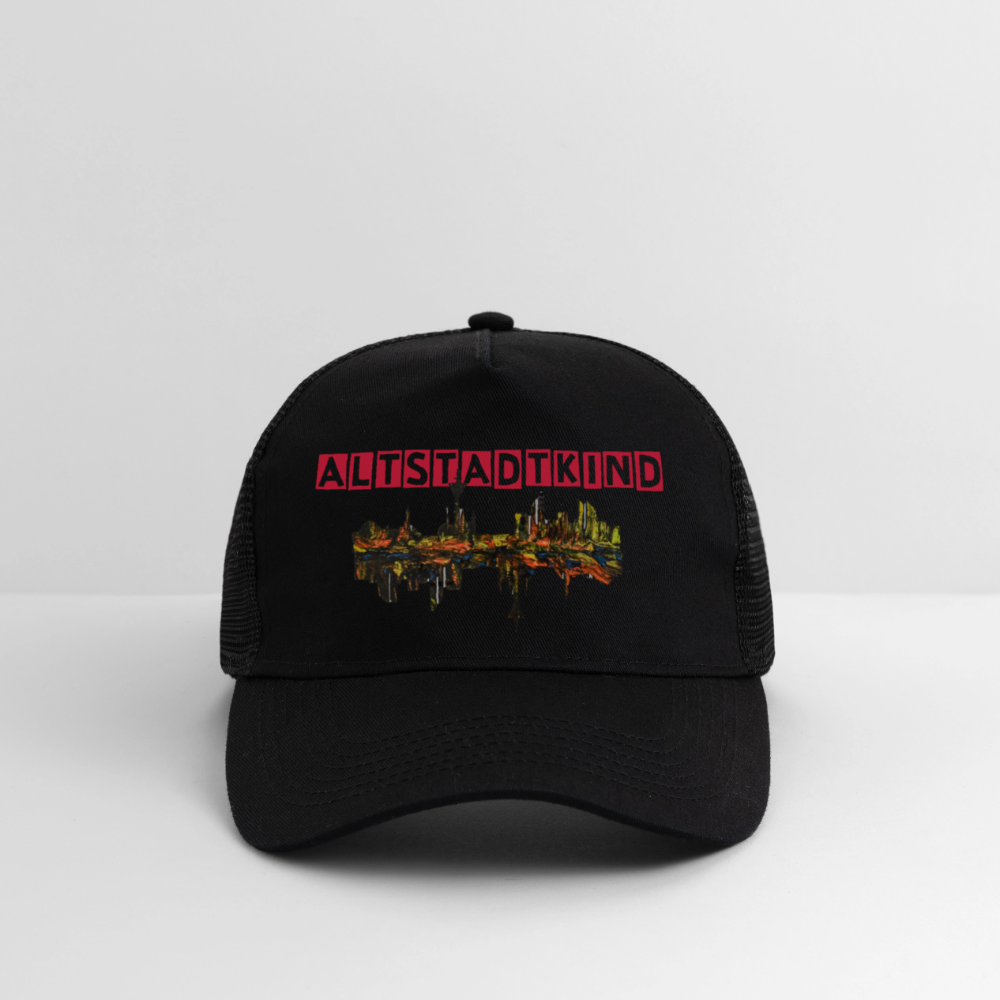 Trucker Cap - Schwarz/Schwarz