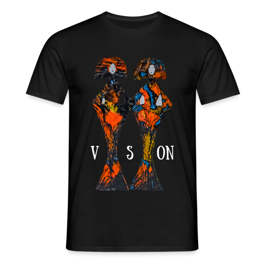 Männer T-Shirt Geishas - Schwarz