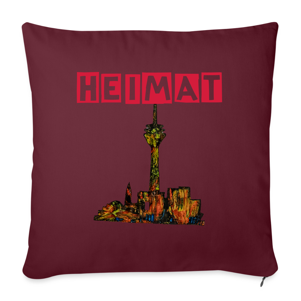 Sofakissenbezug 44 x 44 cm - Burgunderrot