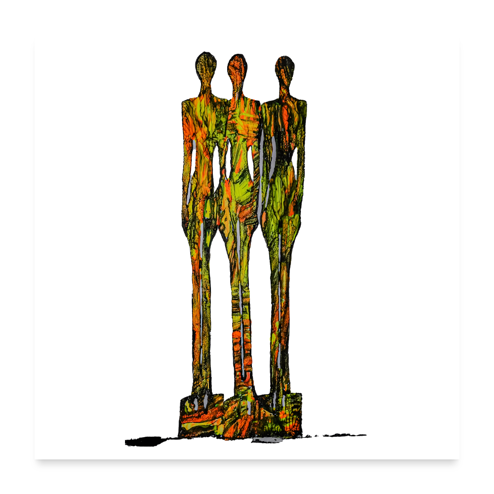 Poster Hendriks - Weiß