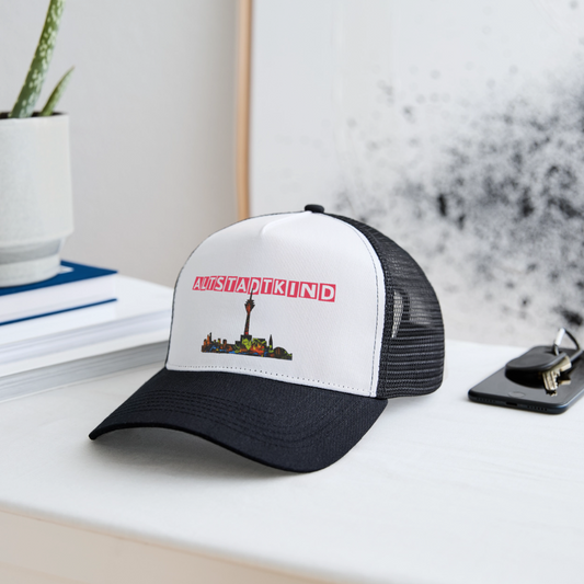 Trucker Cap - Weiß/Schwarz