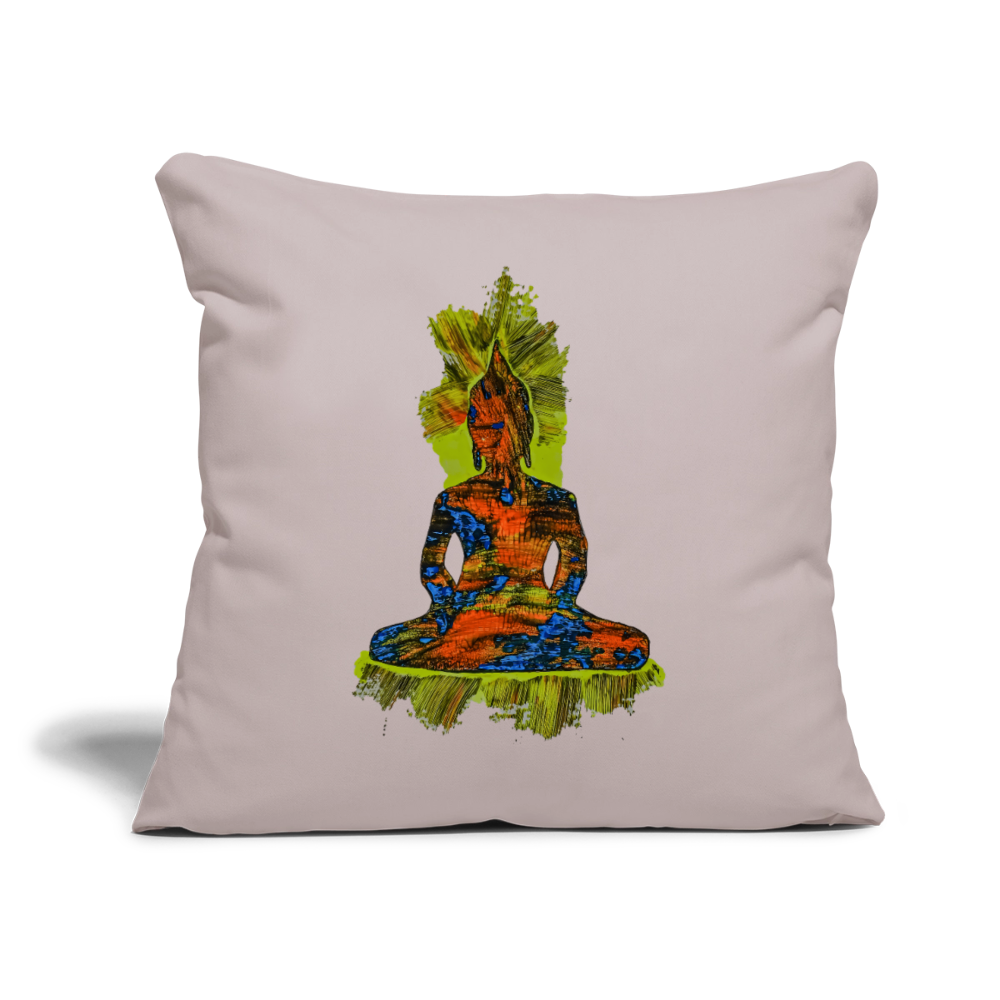 Sofakissen mit Füllung 44 x 44 cm - helles Taupe