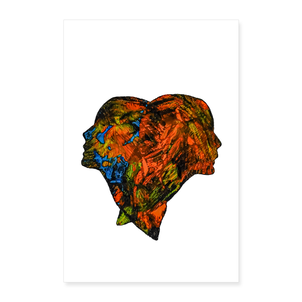 Poster 40x60 cm - Weiß