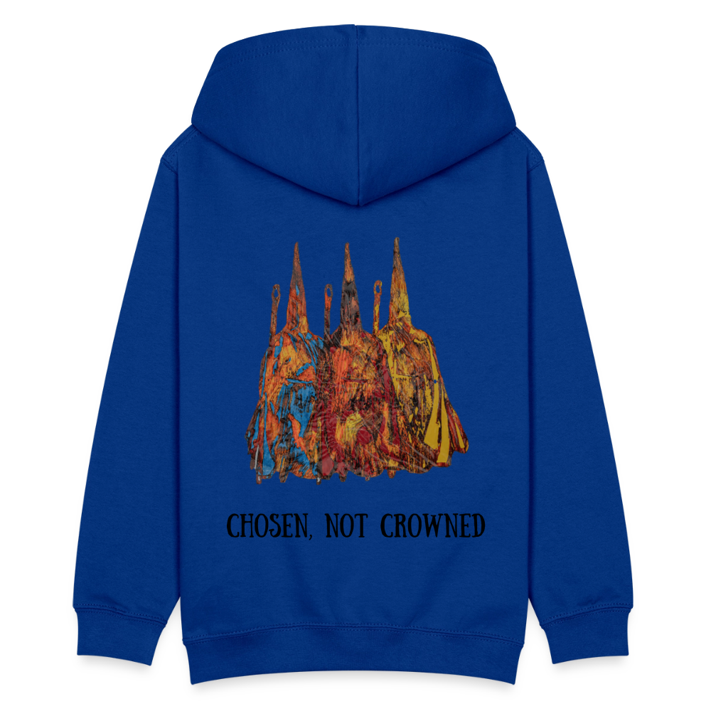 Teenager Hoodie Nazzarener Backprint - Royalblau