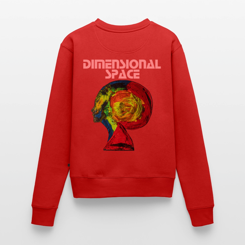 Frauen Pulli Gaia Backprint - Rot