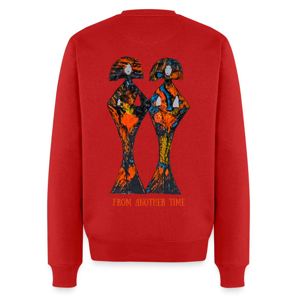 Männer Pulli Geishas Backprint - Rot