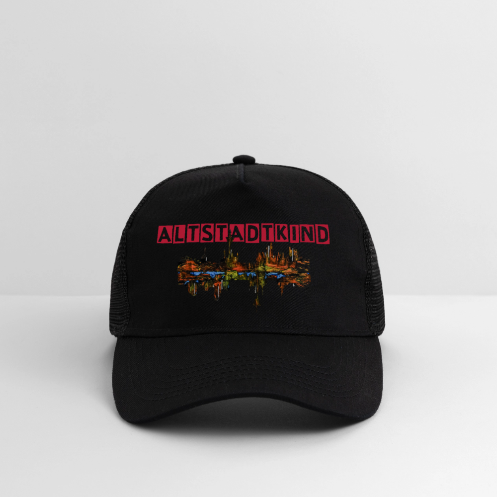 Trucker Cap - Schwarz/Schwarz