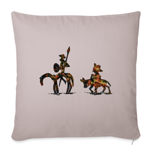 Sofakissen mit Füllung 44 x 44 cm - helles Taupe