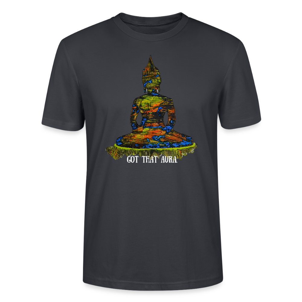 Unisex Premium T-Shirt Zirkulation - Dunkles Graublau