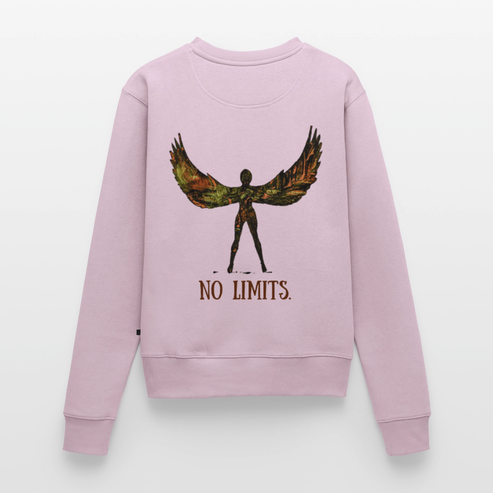 Frauen Pulli Angel Backprint - Altrosa