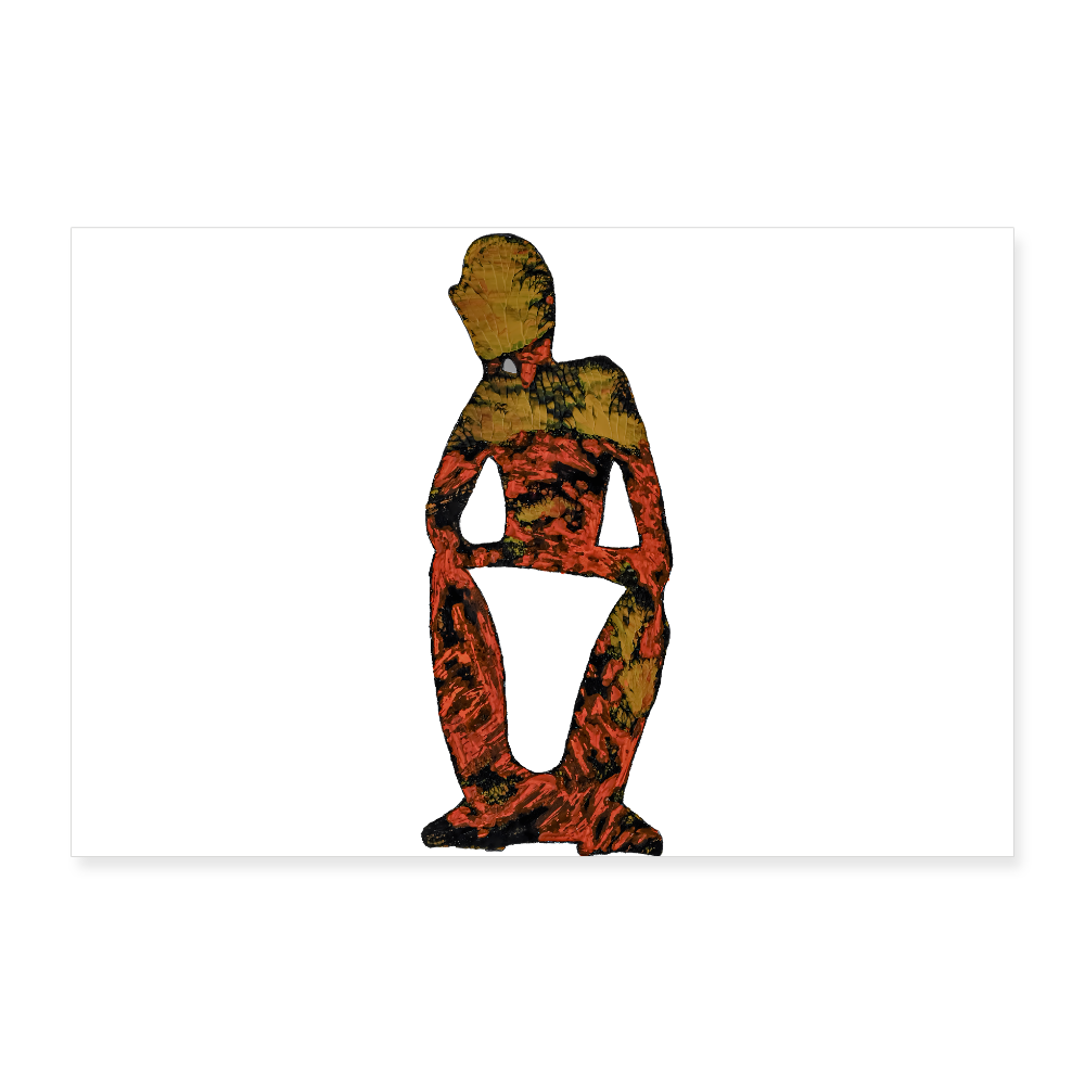 Poster 30x20 cm - Weiß