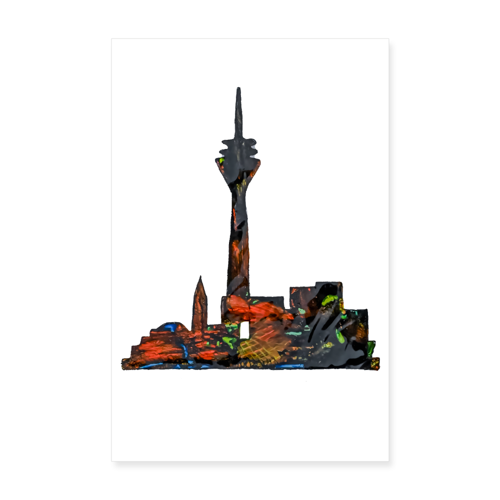 Poster 20x30 cm - Weiß