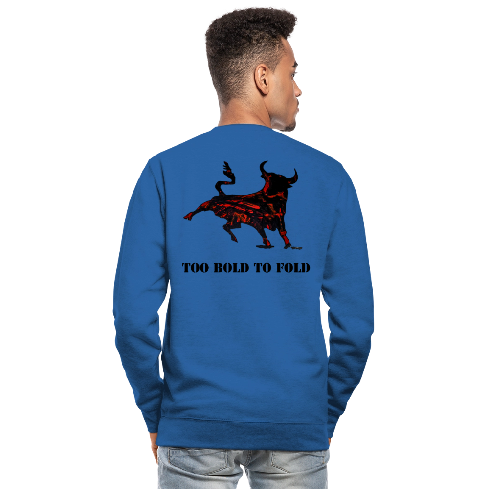 Unisex Pulli Torro Backprint - Royalblau