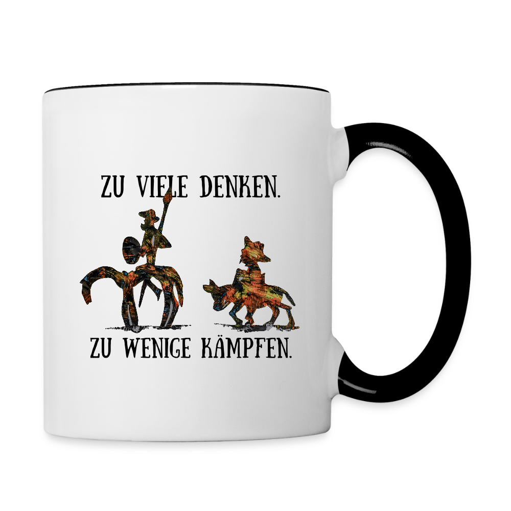 Tasse - Weiß/Schwarz