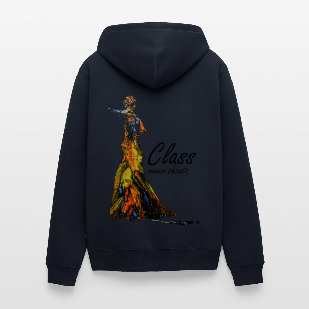 Männer Kapuzenjacke Class Backprint - Navy