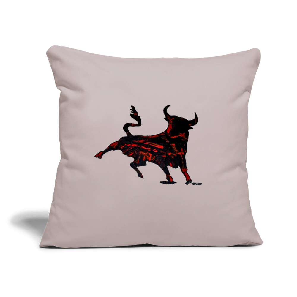 Sofakissen mit Füllung 44 x 44 cm - helles Taupe