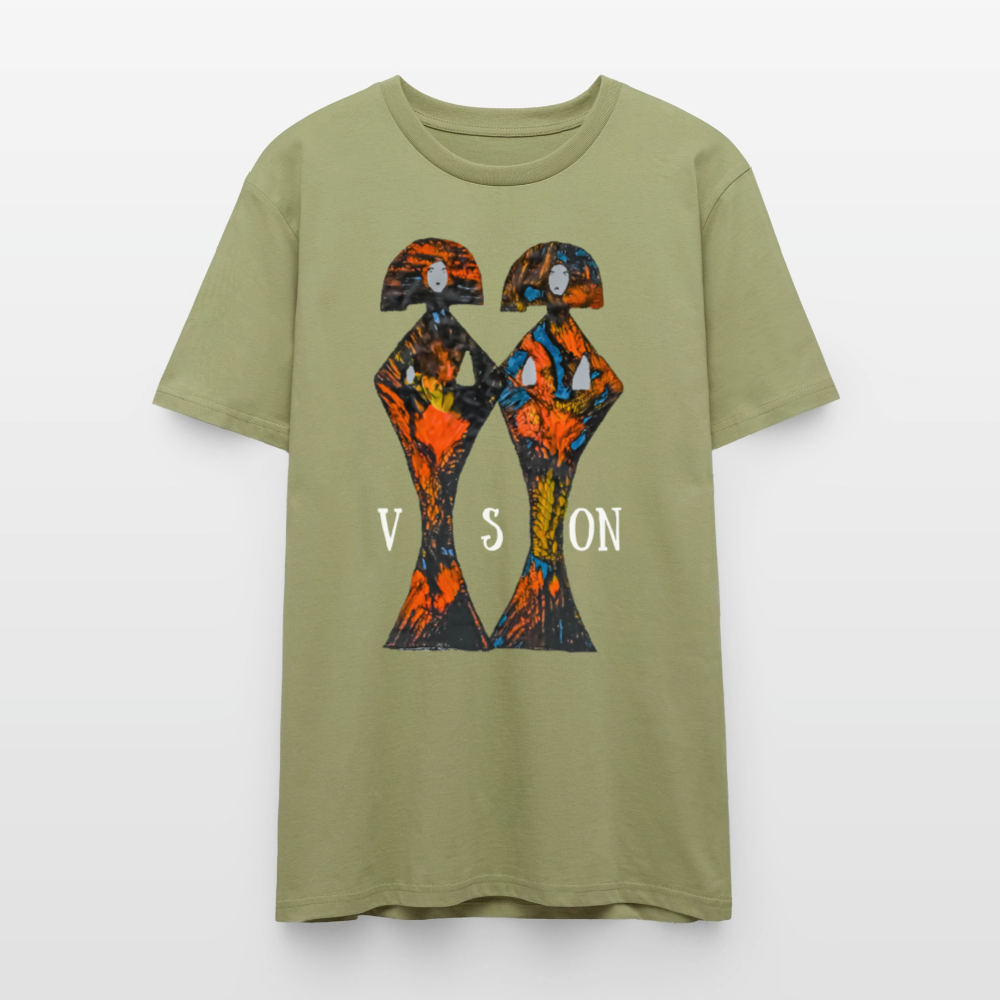 Unisex T-Shirt Geishas - Nebelgrün