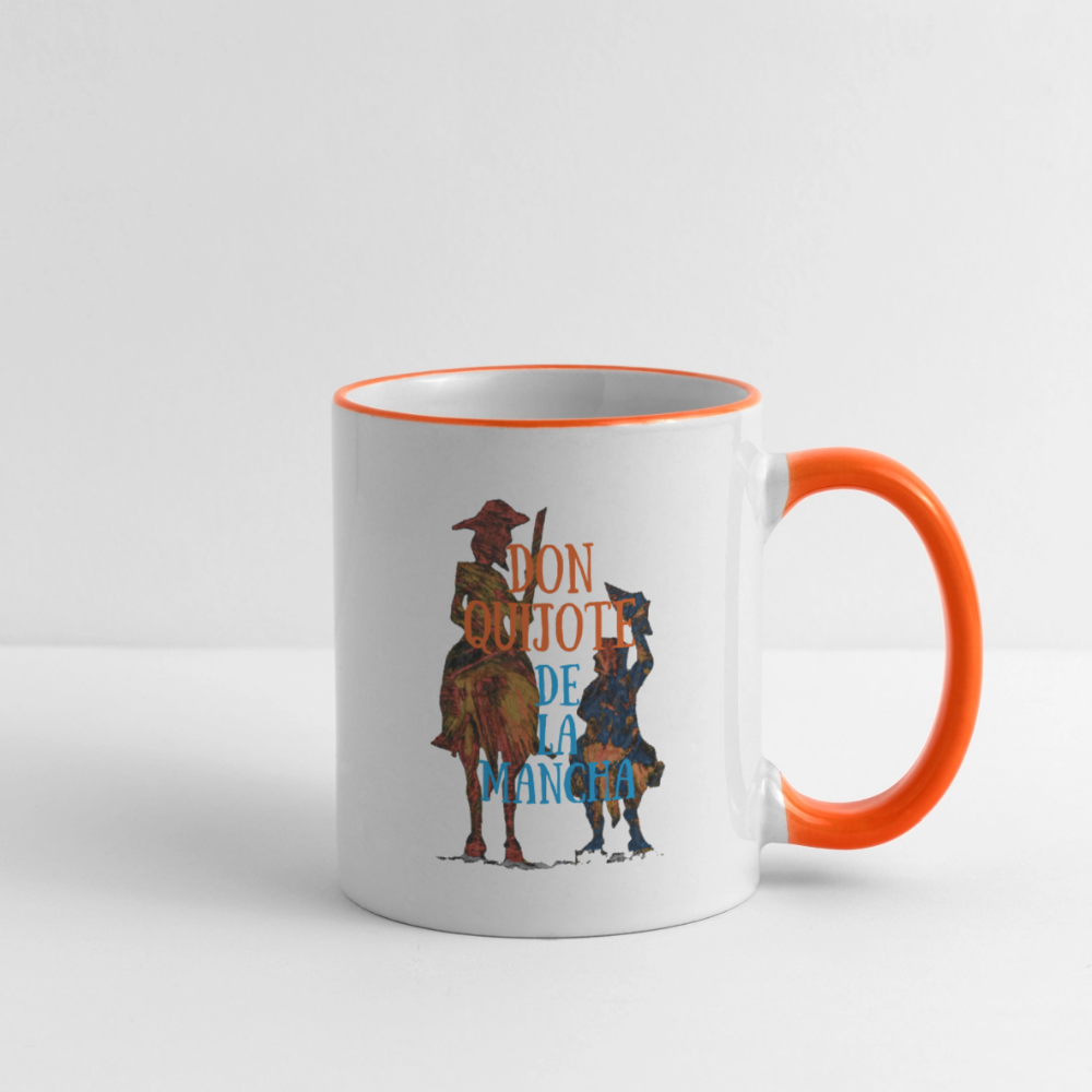 Tasse - Weiß/Orange