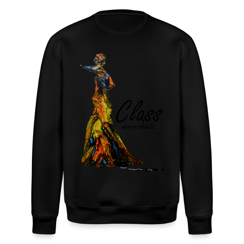 Unisex Bio Pulli Class Backprint - Schwarz