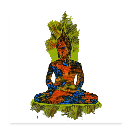 Poster Stillstand - Weiß