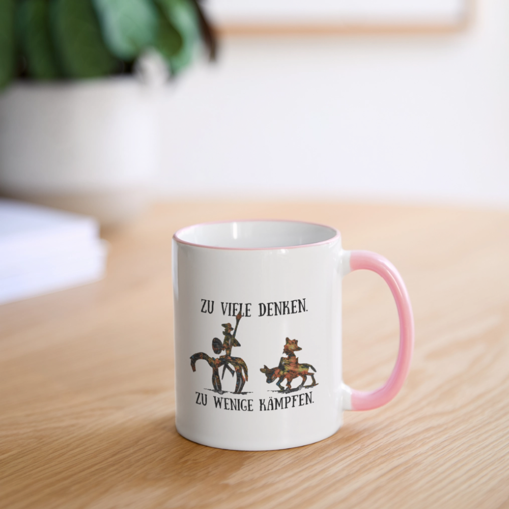 Tasse - Weiß/Pink