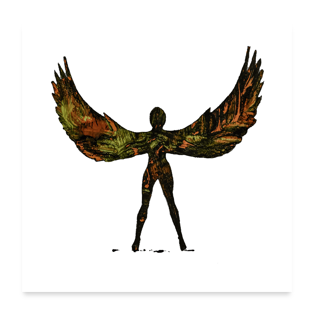 Poster Light - Weiß